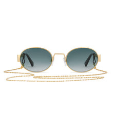 Load image into Gallery viewer, Party Favor Edition - Emerald Green Matte Gold + Emerald Green Lens Non-Polarized